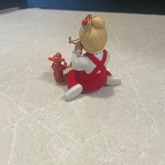 Ashton Drake cranberries and popcorn Christmas ornament a very pooh collectible - Picture 5 of 9